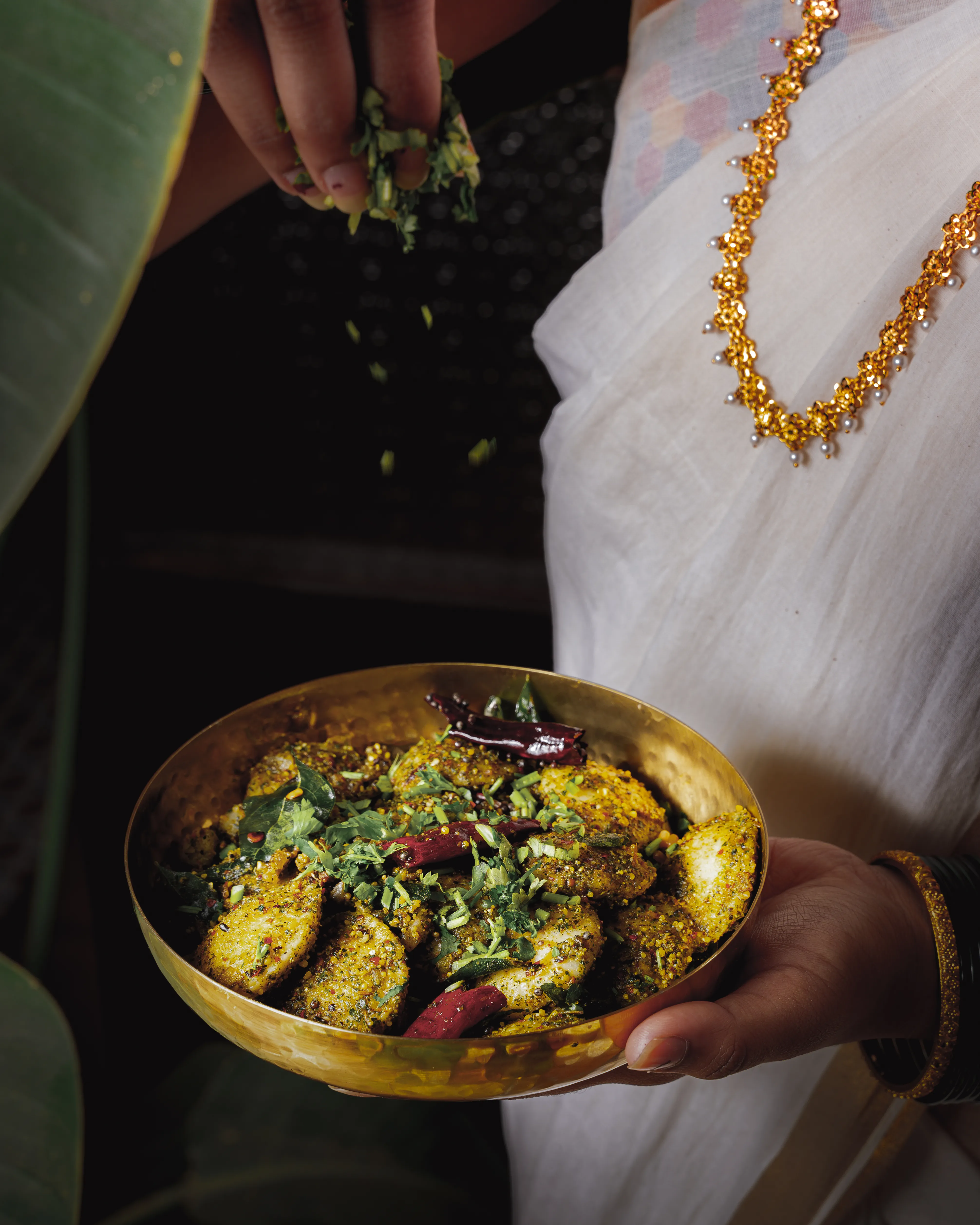 Kadipatta Cashew Idli